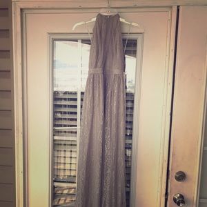 Lace, tule maxi dress